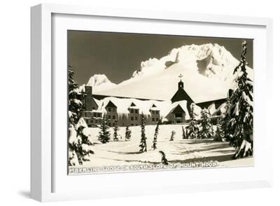 OR Mount Hood 4x6 POSTCARD of MERRY CHRISTMAS from TIMBERLINE LODGE by 31833 
