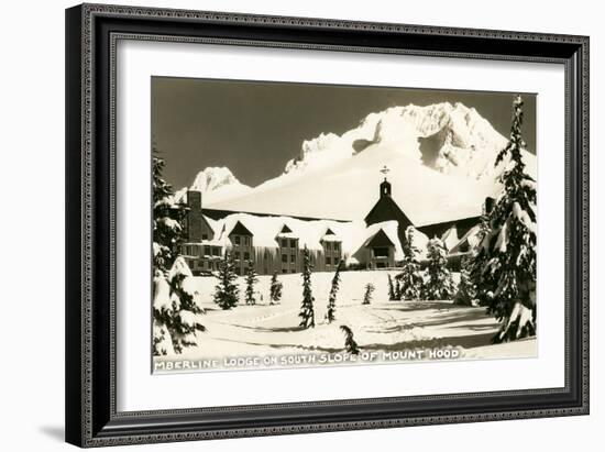 Timberline Lodge, Mt. Hood, Oregon-null-Framed Art Print