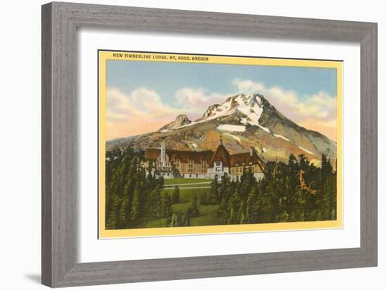 Timberline Lodge, Mt. Hood, Oregon-null-Framed Art Print