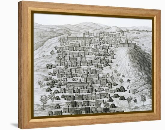 Timbuktu Engraving-null-Framed Premier Image Canvas