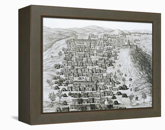 Timbuktu Engraving-null-Framed Premier Image Canvas