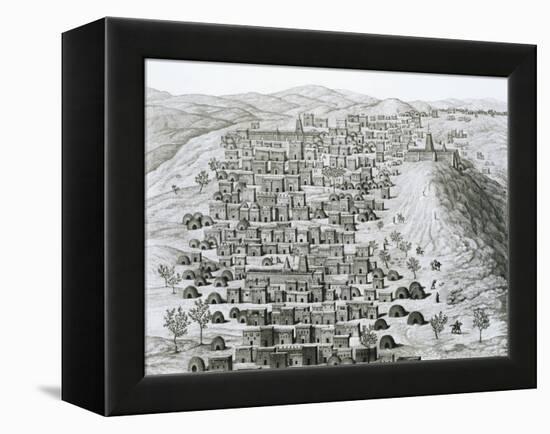 Timbuktu Engraving-null-Framed Premier Image Canvas