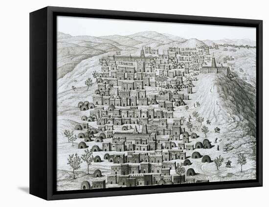 Timbuktu Engraving-null-Framed Premier Image Canvas