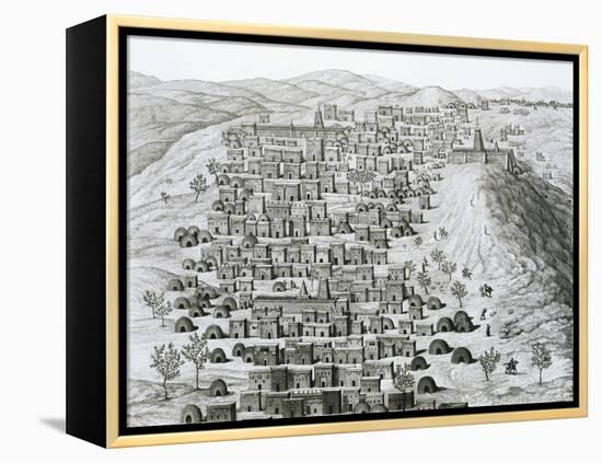 Timbuktu Engraving-null-Framed Premier Image Canvas