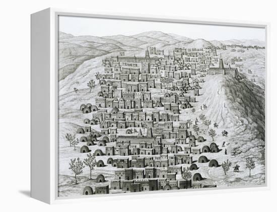 Timbuktu Engraving-null-Framed Premier Image Canvas