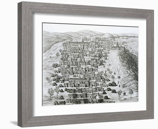 Timbuktu Engraving-null-Framed Giclee Print