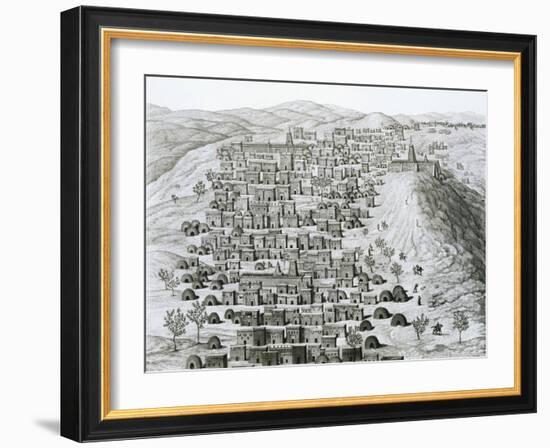 Timbuktu Engraving-null-Framed Giclee Print
