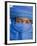 Timbuktu, the Eyes of a Tuareg Man in His Blue Turban at Timbuktu, Mali-Nigel Pavitt-Framed Photographic Print