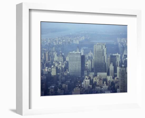 Time and Life Building (1271 Avenue of Americas), During Construction, New York, New York, 1960-Yale Joel-Framed Photographic Print