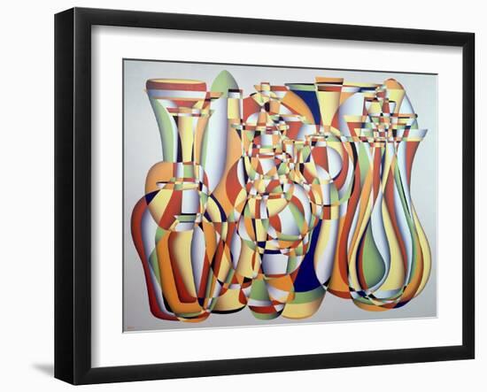 Time and the Abstract Truth, Lapis Orange-Brian Irving-Framed Giclee Print