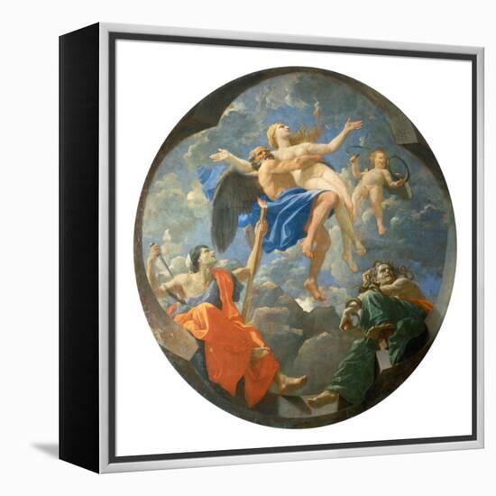 Time and Truth-Nicolas Poussin-Framed Premier Image Canvas