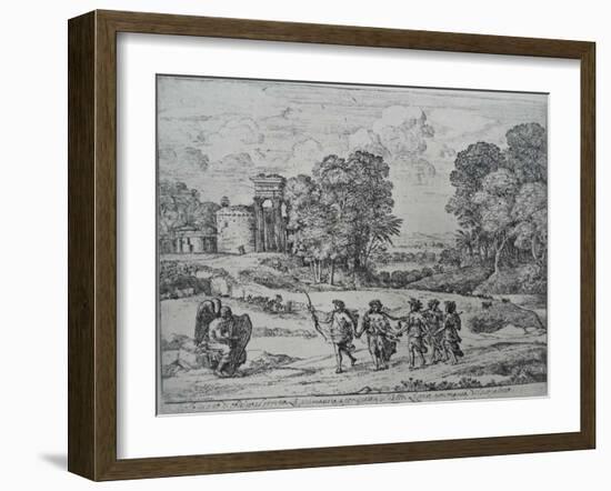 Time, Apollo, and the Seasons, 1662-Claude Lorraine-Framed Giclee Print