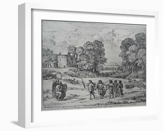 Time, Apollo, and the Seasons, 1662-Claude Lorraine-Framed Giclee Print