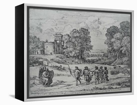 Time, Apollo, and the Seasons, 1662-Claude Lorraine-Framed Premier Image Canvas