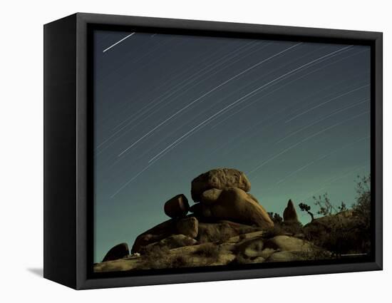 Time Exposure at Night, Joshua Tree National Park, California-Aaron McCoy-Framed Premier Image Canvas
