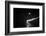 time exposure, beam of light at night, Germany-Benjamin Engler-Framed Photographic Print