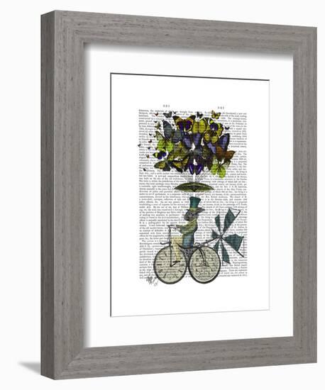 Time Flies Rabbit-Fab Funky-Framed Art Print