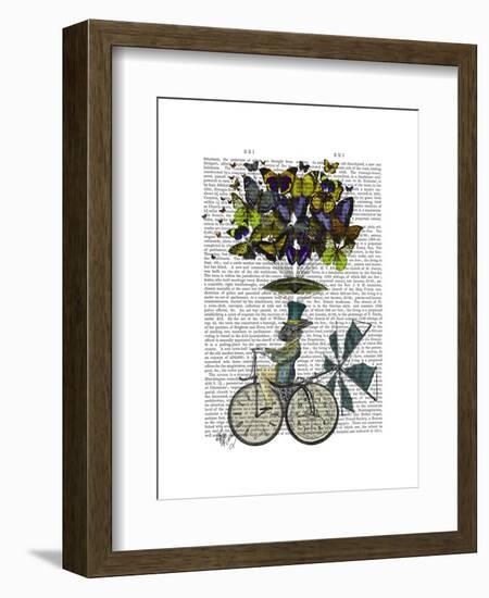 Time Flies Rabbit-Fab Funky-Framed Art Print