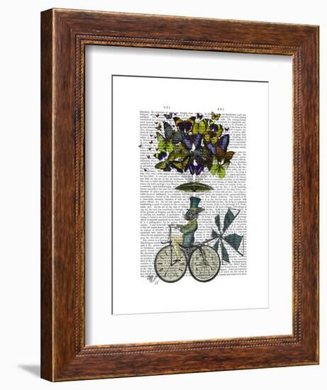 Time Flies Rabbit-Fab Funky-Framed Art Print