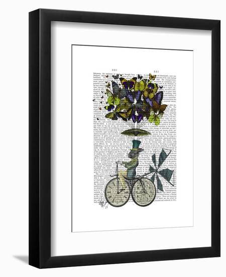 Time Flies Rabbit-Fab Funky-Framed Art Print