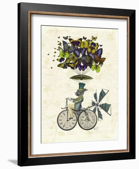 Time Flies Rabbit-Fab Funky-Framed Art Print