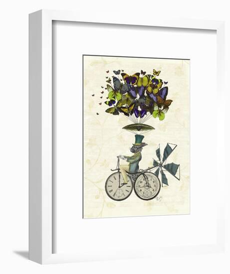 Time Flies Rabbit-Fab Funky-Framed Premium Giclee Print