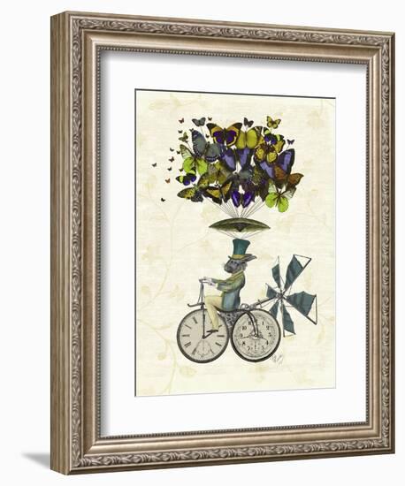 Time Flies Rabbit-Fab Funky-Framed Art Print