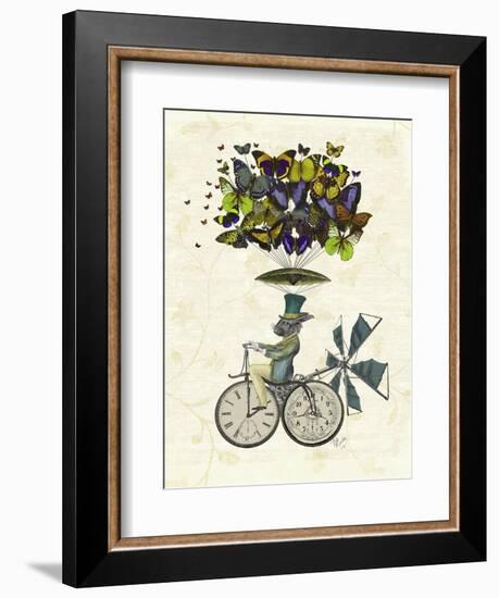 Time Flies Rabbit-Fab Funky-Framed Art Print