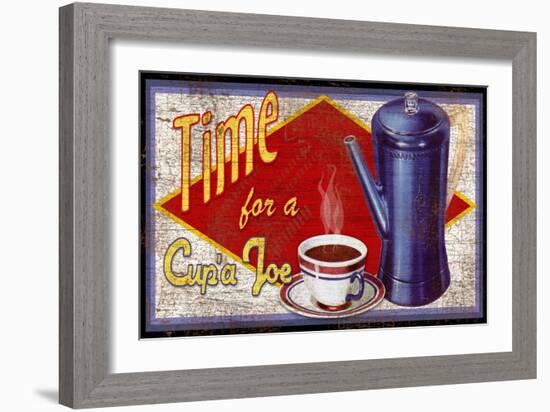 Time for a Cup'a Joe-Kate Ward Thacker-Framed Giclee Print