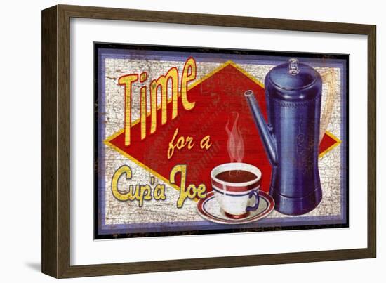 Time for a Cup'a Joe-Kate Ward Thacker-Framed Giclee Print