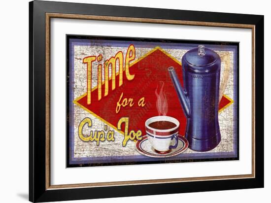 Time for a Cup'a Joe-Kate Ward Thacker-Framed Giclee Print
