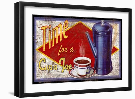 Time for a Cup'a Joe-Kate Ward Thacker-Framed Giclee Print