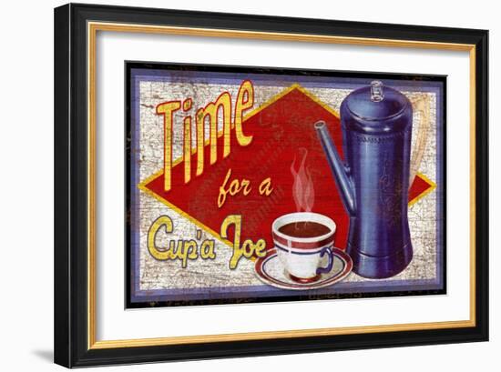 Time for a Cup'a Joe-Kate Ward Thacker-Framed Giclee Print