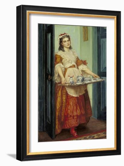 Time for Tea-Valentine Cameron Prinsep-Framed Giclee Print