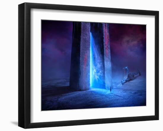 Time Gate-Sulaiman Almawash-Framed Photographic Print