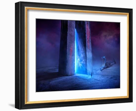 Time Gate-Sulaiman Almawash-Framed Photographic Print