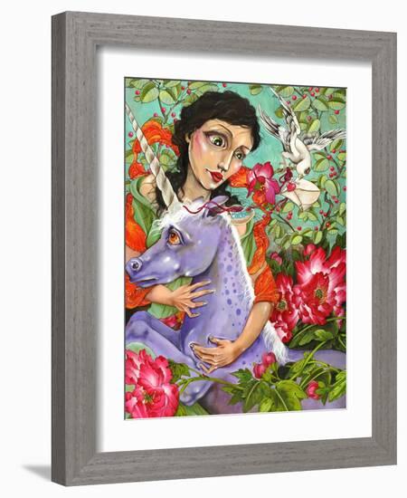 Time Heals-Coco Electra-Framed Art Print