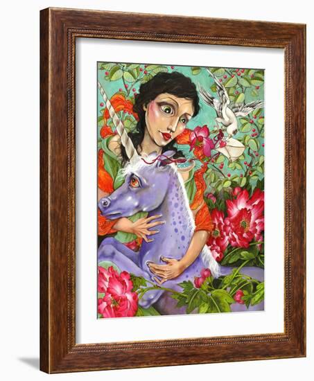 Time Heals-Coco Electra-Framed Art Print