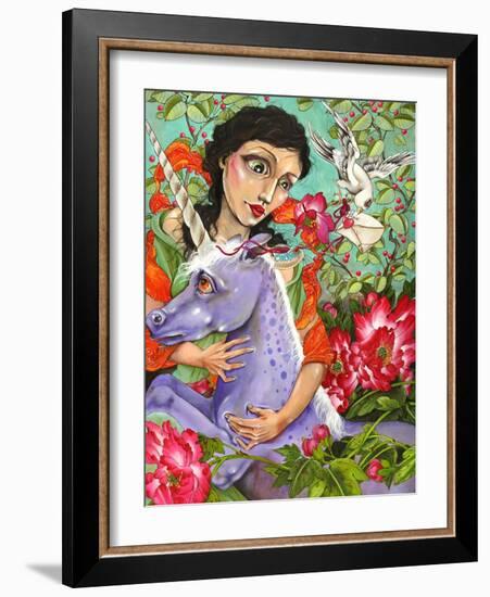 Time Heals-Coco Electra-Framed Art Print