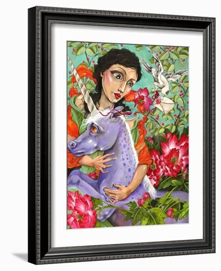 Time Heals-Coco Electra-Framed Art Print