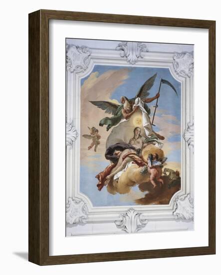 Time Hunting Envy and Discovering Truth-Giovanni Battista Tiepolo-Framed Giclee Print