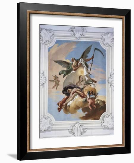 Time Hunting Envy and Discovering Truth-Giovanni Battista Tiepolo-Framed Giclee Print