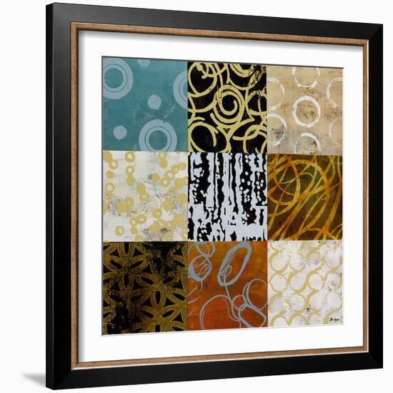 Time In Graphic I-Bridges-Framed Giclee Print