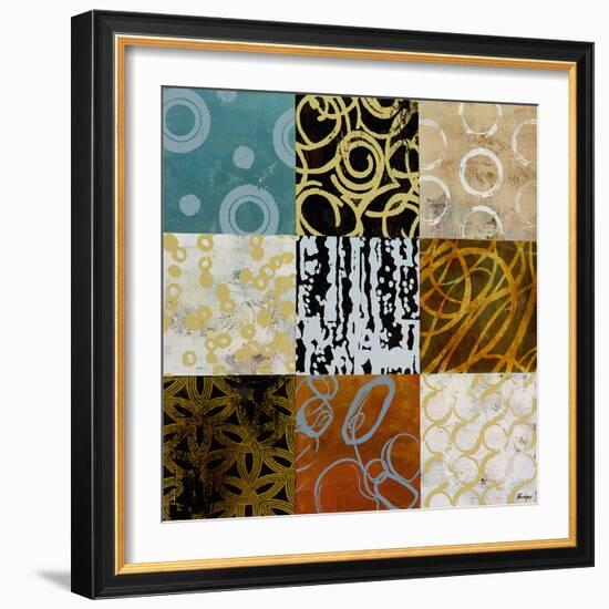 Time In Graphic I-Bridges-Framed Giclee Print