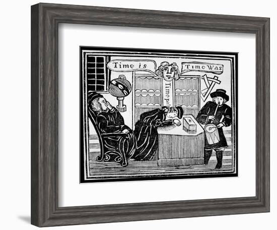 'Time is, Time was'-Unknown-Framed Giclee Print