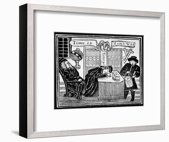 'Time is, Time was'-Unknown-Framed Giclee Print