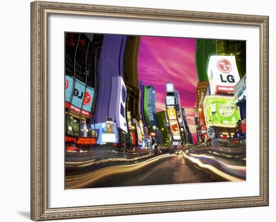 Time Square, New York, New York, USA-Bill Bachmann-Framed Photographic Print