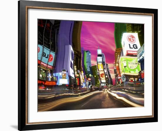 Time Square, New York, New York, USA-Bill Bachmann-Framed Photographic Print