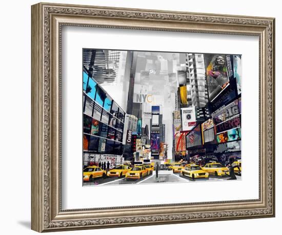 Time Square-James Grey-Framed Art Print