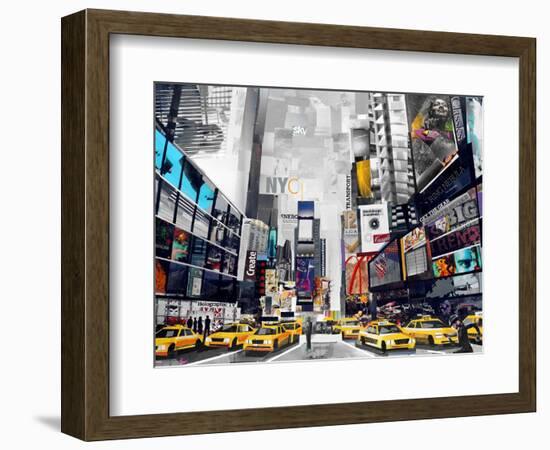 Time Square-James Grey-Framed Art Print